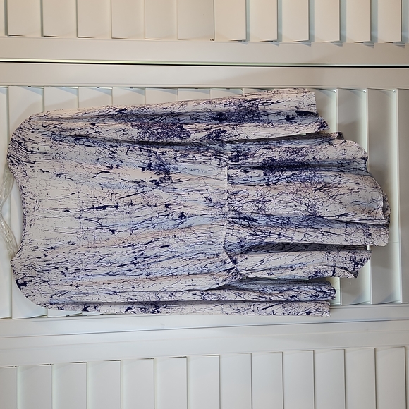 Betro Simone Blue Paint Splatter Design Romper - Picture 5 of 12